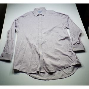 Mens Charles Tyrwhitt No Iron 19 37 Red Squares 100% Cotton Button London Plaid